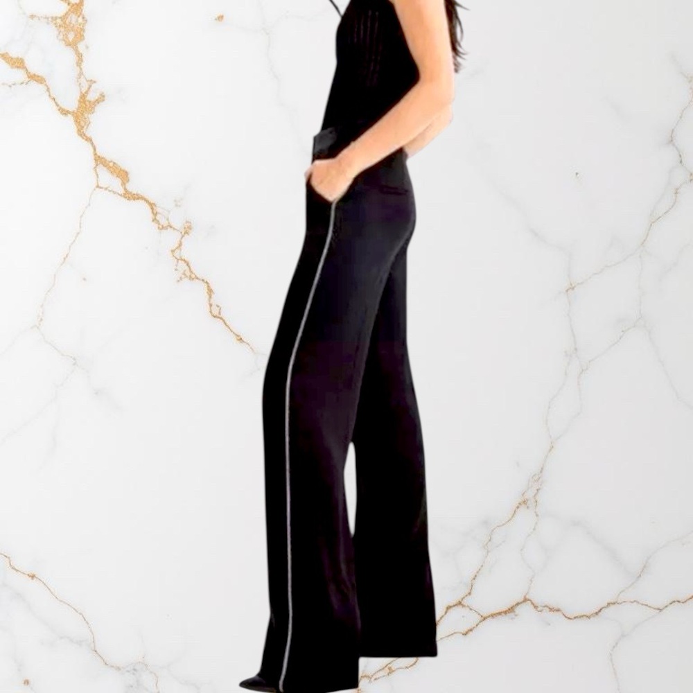 Jason Wu Black Wide Leg Pants